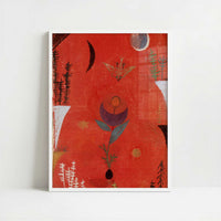 Flower Myth (1918) by Paul Klee – Art Print - Art print in white frame