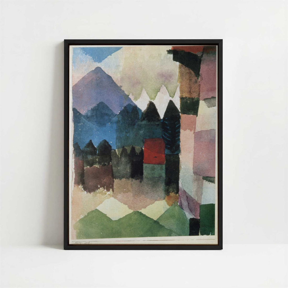 Framed Canvas - Framed canvas in black frame