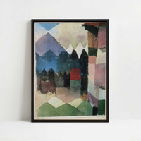 Framed Canvas - Framed canvas in black frame