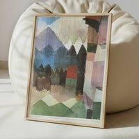 Fohn Wind, in Franz Marc's Garden (1915) by Paul Klee – Art Print - Interior inspiration