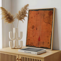 Framed Canvas - Framed canvas in a stylish interior setting