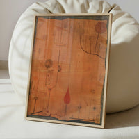 Fruits on Red (1930) by Paul Klee – Art Print - Interior inspiration