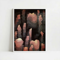 Fugue in Red (1921) by Paul Klee – Art Print - Art print in white frame