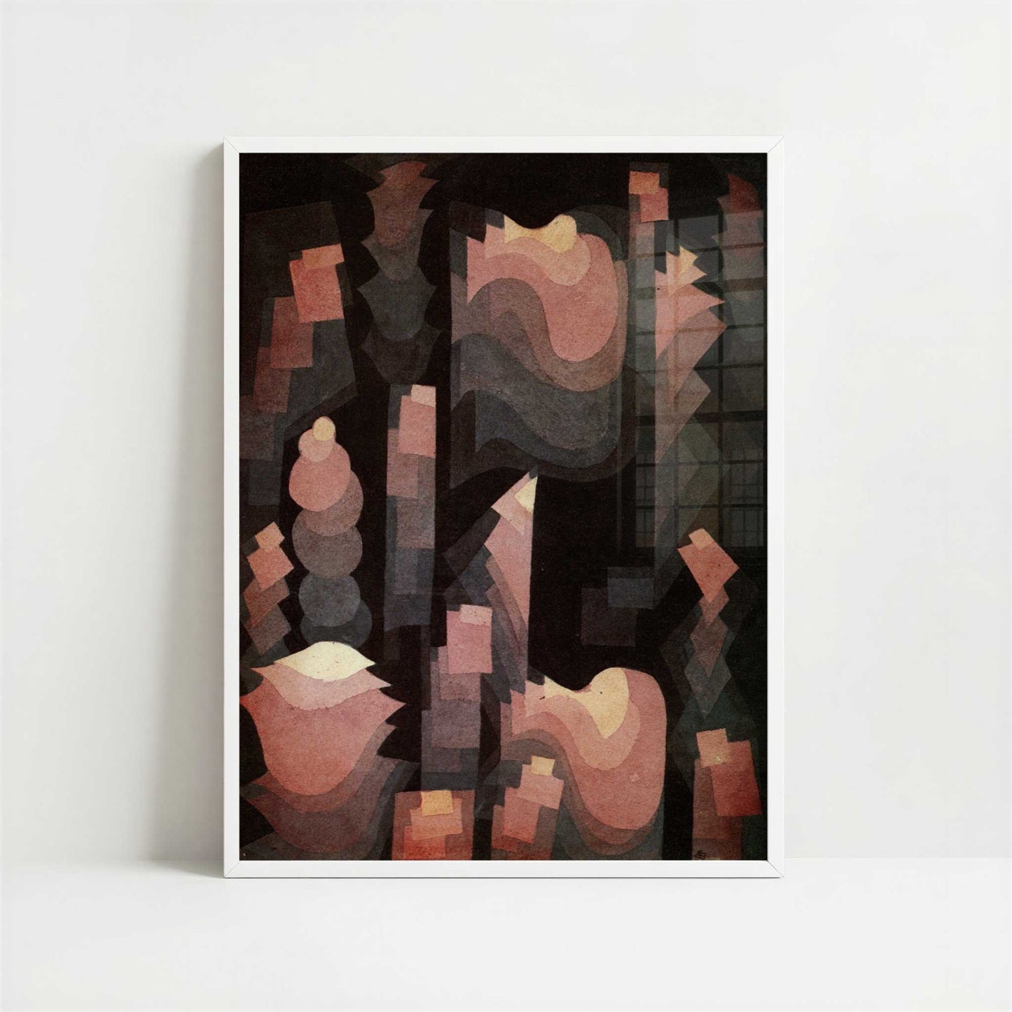 Fugue in Red (1921) by Paul Klee – Art Print - Art print in white frame