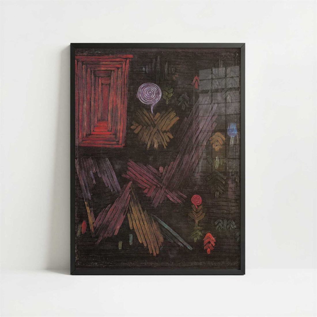 Gate in the Garden (1926) by Paul Klee – Art Print - Art print in black frame