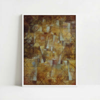 God of the Northern Woods (1922) by Paul Klee – Art Print - Art print in white frame