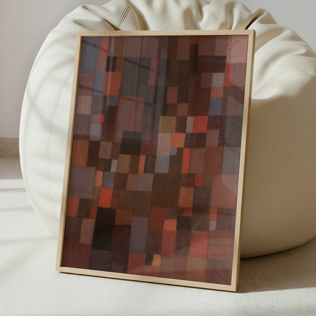 Harmony of Rectangles in Red, Yellow, Blue, White & Black (1923) by Paul Klee – Art Print - Interior inspiration