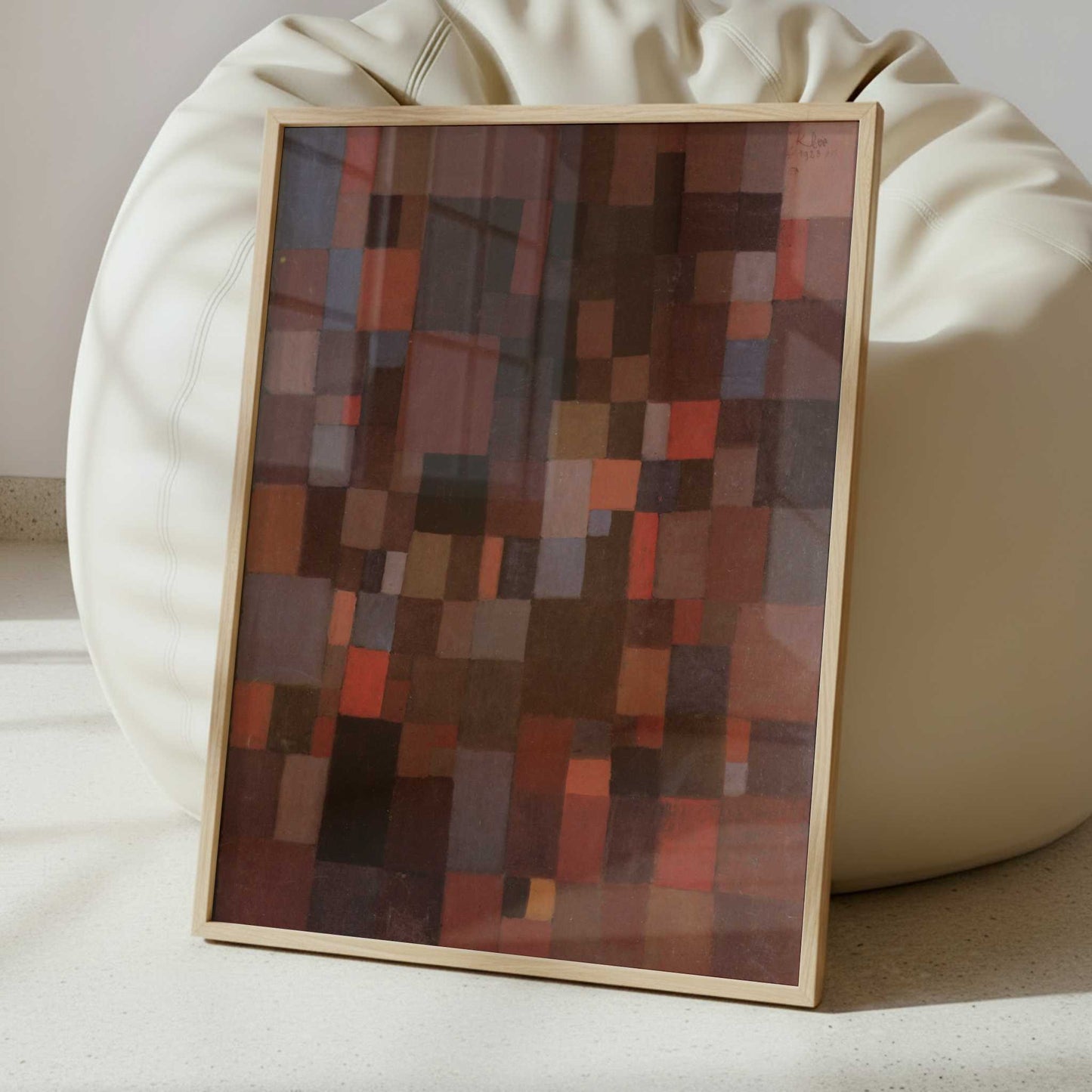 Harmony of Rectangles in Red, Yellow, Blue, White & Black (1923) by Paul Klee – Art Print - Interior inspiration