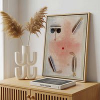 Framed Canvas - Framed canvas in a stylish interior setting