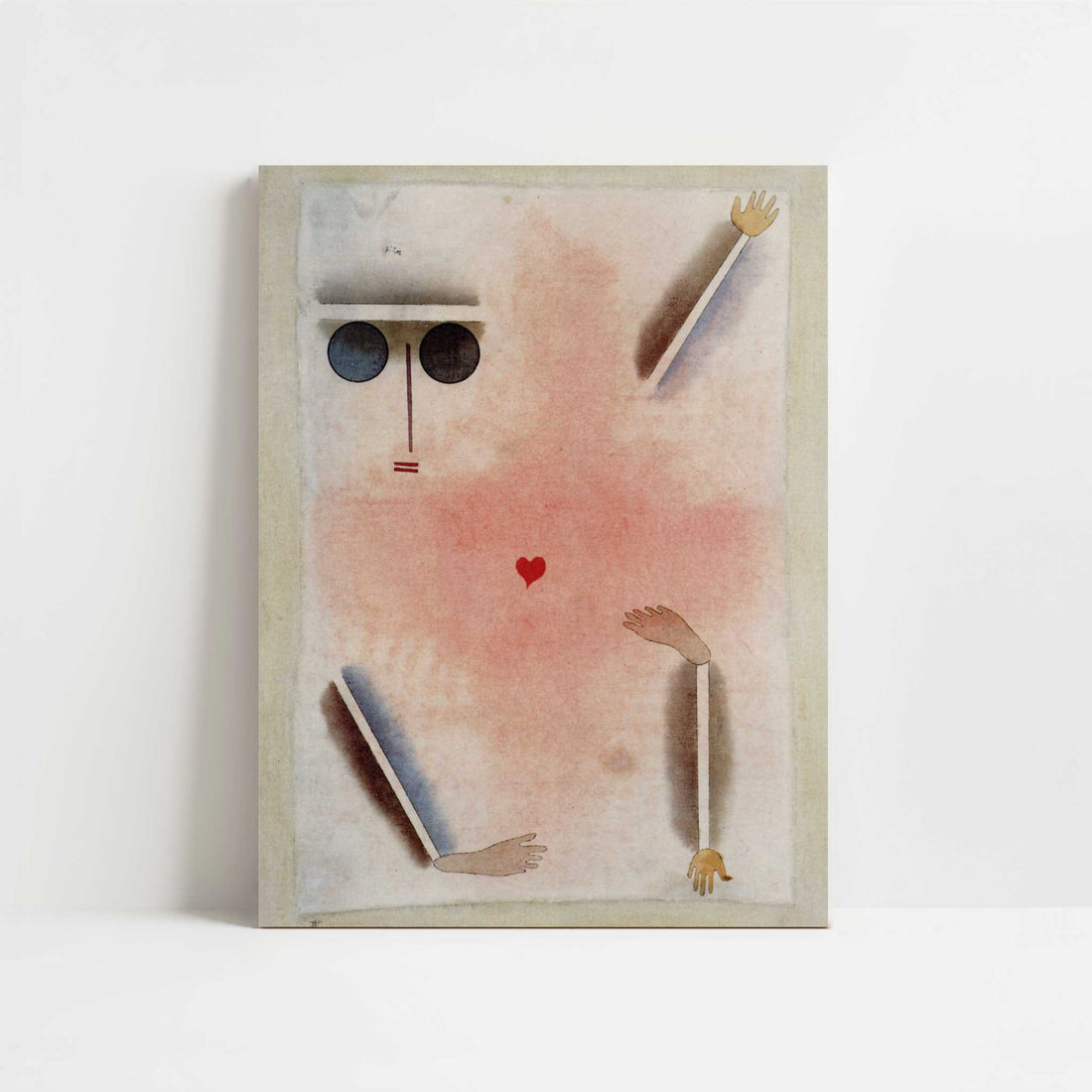 Head, Hand, Foot & Heart (1930) by Paul Klee – Art Print - Unframed art print