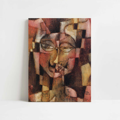 Head with German Moustache (1920) by Paul Klee – Art Print - Unframed art print