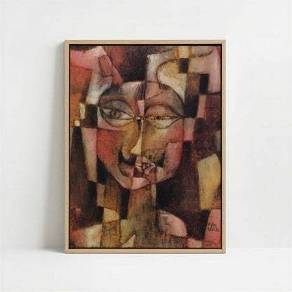 Framed Canvas - Framed canvas in oak color frame