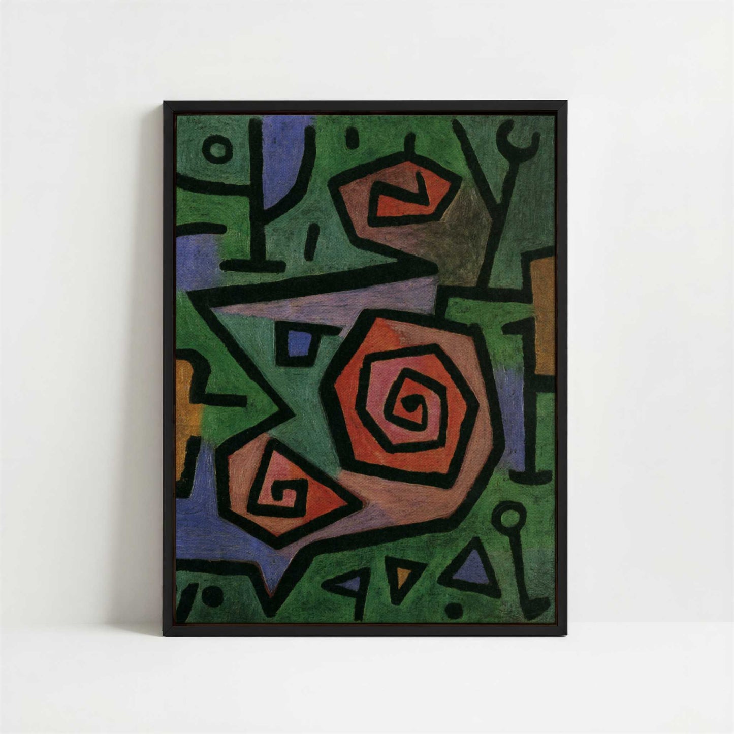 Framed Canvas - Framed canvas in black frame