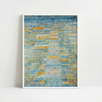 Highroads & Byroads (1929) by Paul Klee – Art Print - Art print in white frame