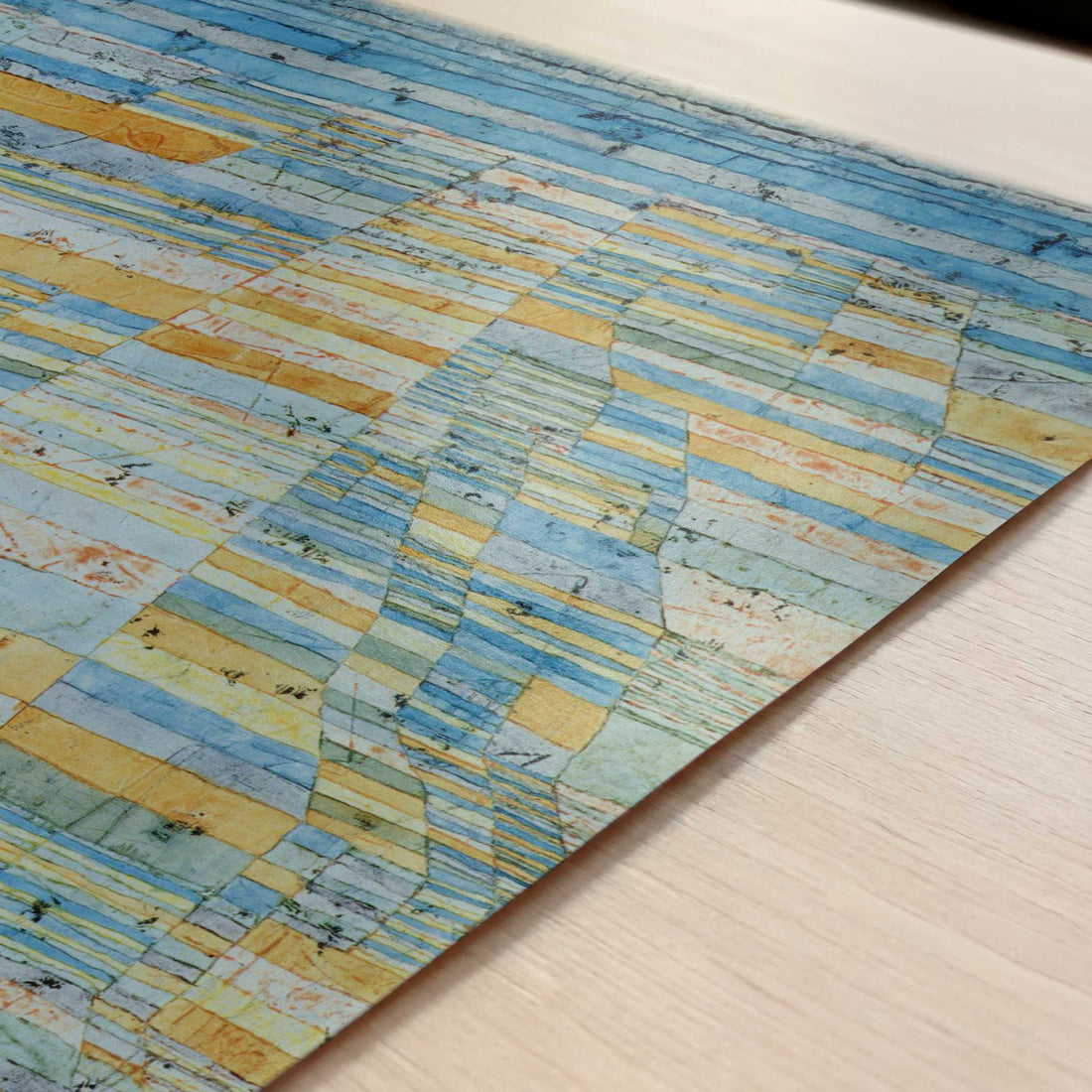 Highroads & Byroads (1929) by Paul Klee – Art Print - Close-up detail of the art print