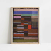 Individualized Measurement of the Strata (1930) by Paul Klee – Art Print - Art print in oak frame