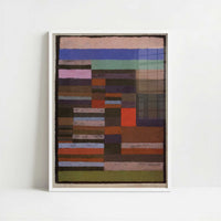 Individualized Measurement of the Strata (1930) by Paul Klee – Art Print - Art print in white frame