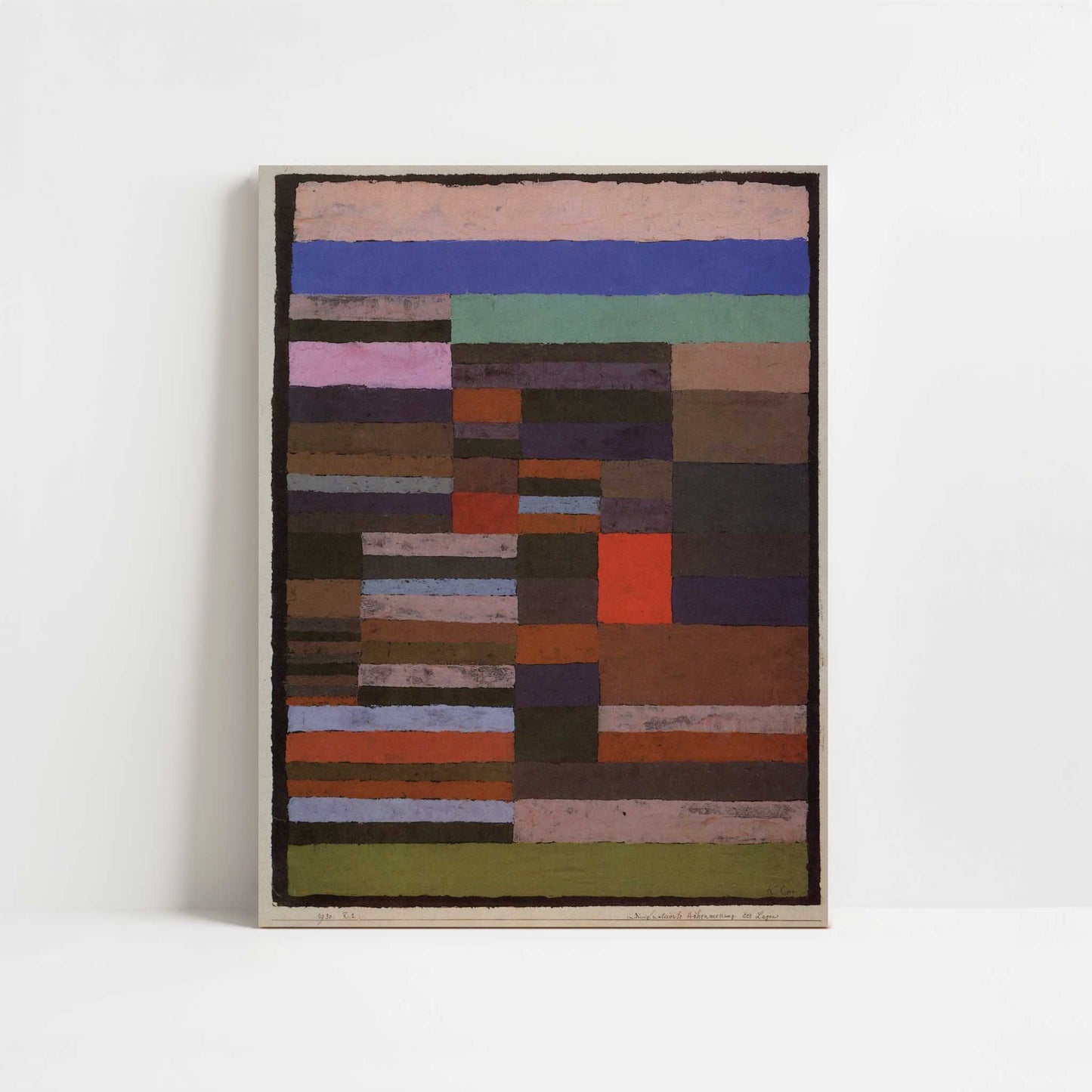 Individualized Measurement of the Strata (1930) by Paul Klee – Art Print - Unframed art print