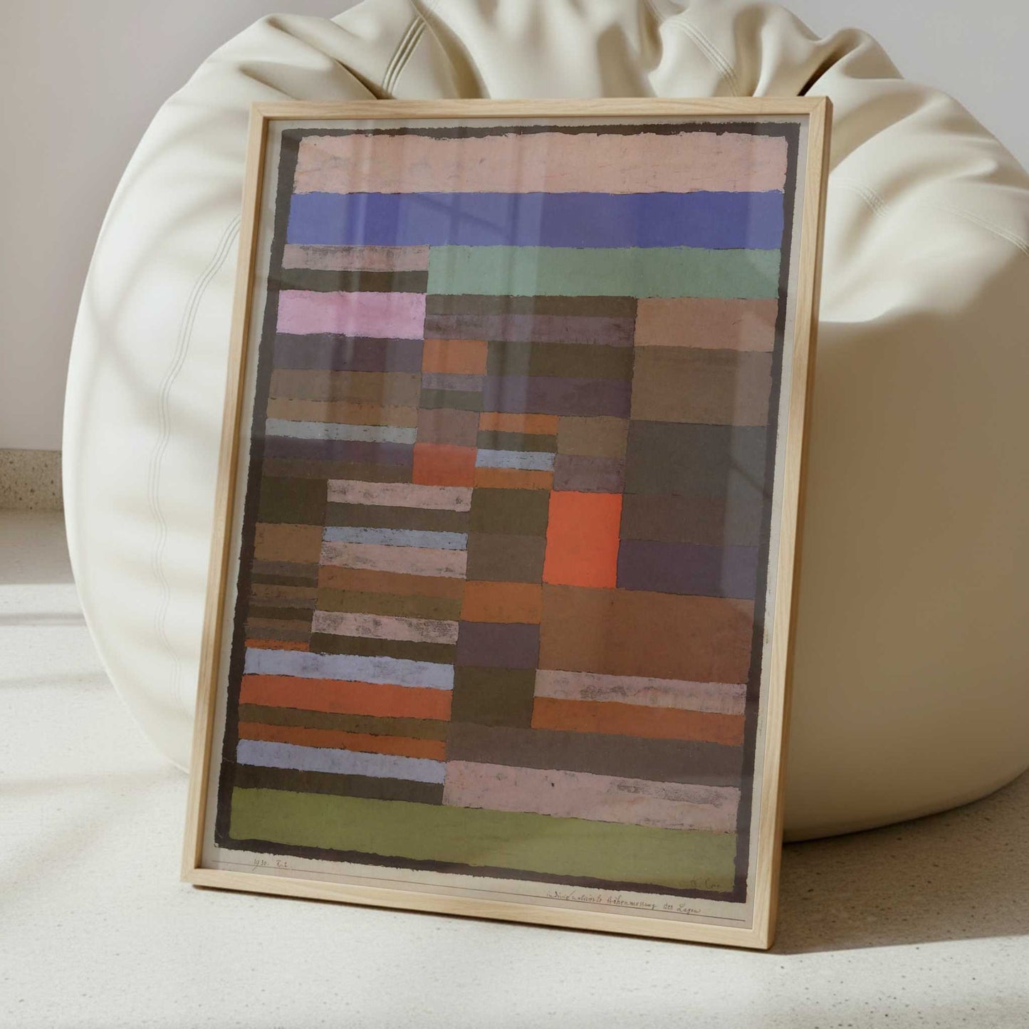 Individualized Measurement of the Strata (1930) by Paul Klee – Art Print - Interior inspiration