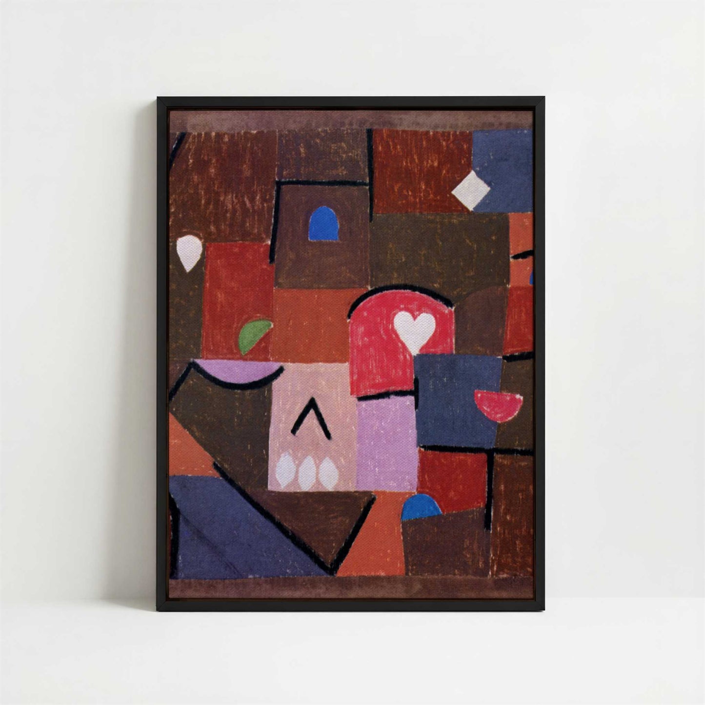 Framed Canvas - Framed canvas in black frame