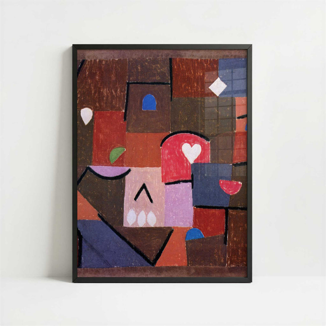 Jewels (1937) by Paul Klee – Art Print - Art print in black frame