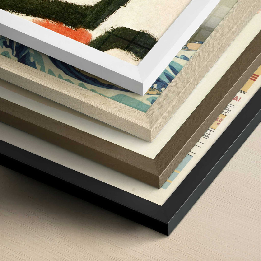 Kettle Drummer (1940) by Paul Klee – Art Print - Close-up detail of the different frames