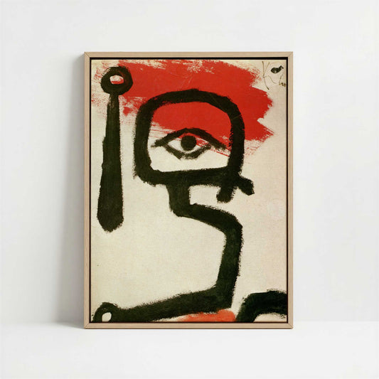 Framed Canvas - Framed canvas in oak color frame