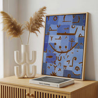Framed Canvas - Framed canvas in a stylish interior setting