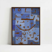 Framed Canvas - Framed canvas in dark wood color frame