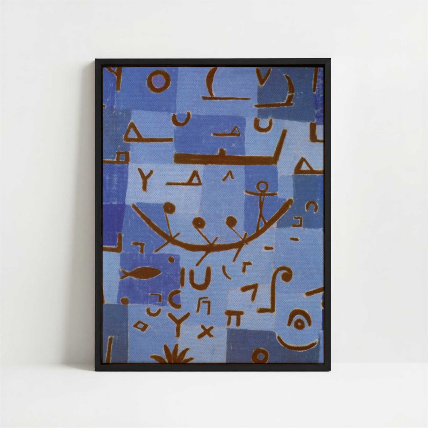 Framed Canvas - Framed canvas in black frame
