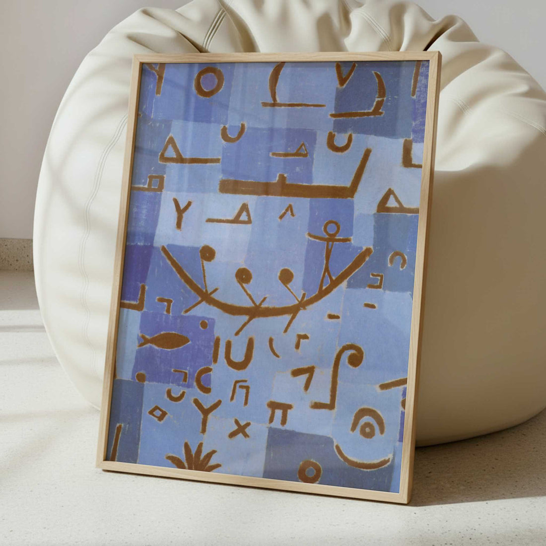 Legend of the Nile (1937) by Paul Klee – Art Print - Interior inspiration