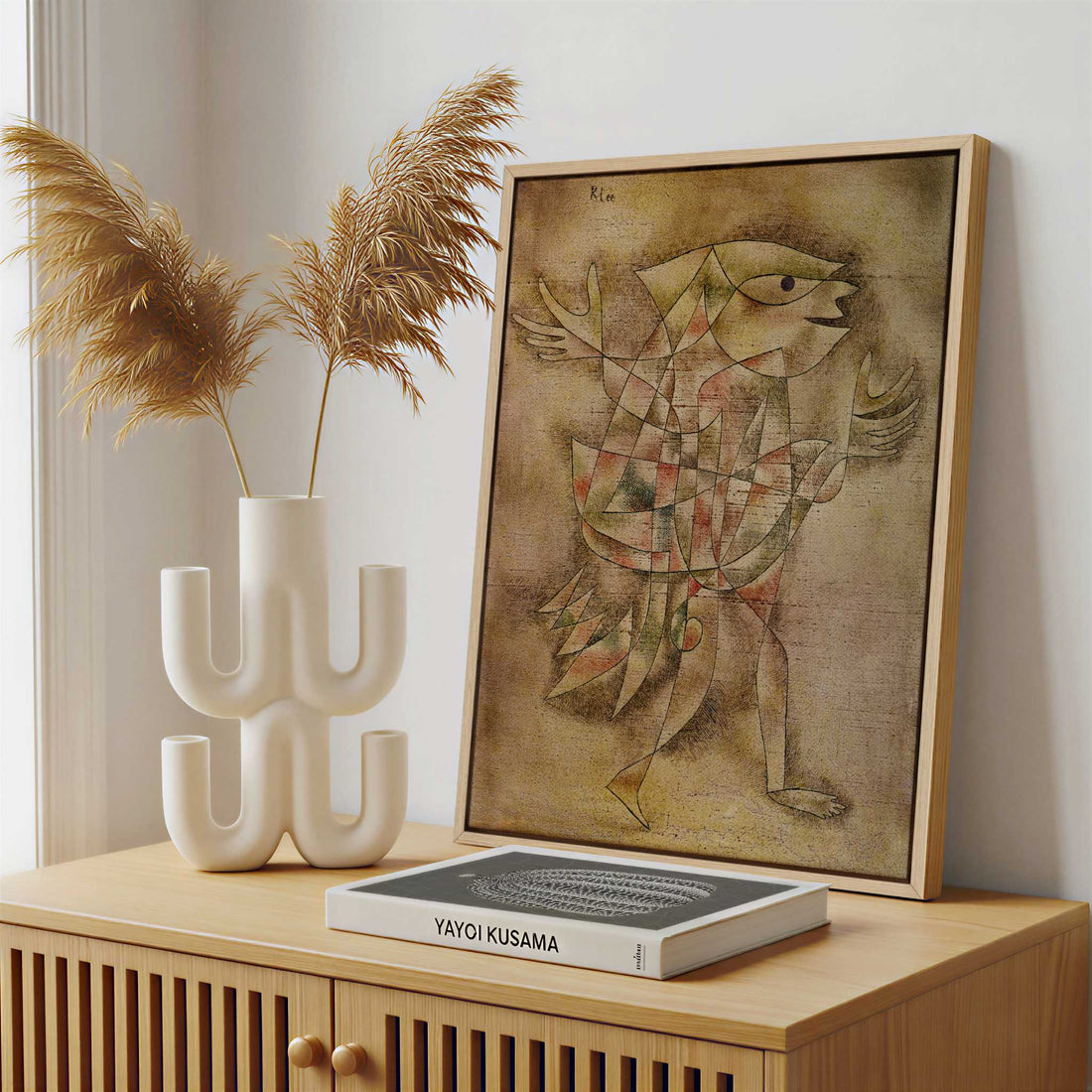 Framed Canvas - Framed canvas in a stylish interior setting