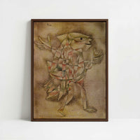 Framed Canvas - Framed canvas in dark wood color frame