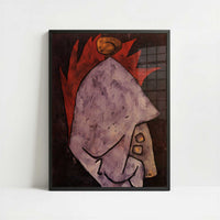 Mephisto as Pallas (1939) by Paul Klee – Art Print - Art print in black frame