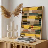 Framed Canvas - Framed canvas in a stylish interior setting