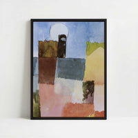 Framed Canvas - Framed canvas in black frame