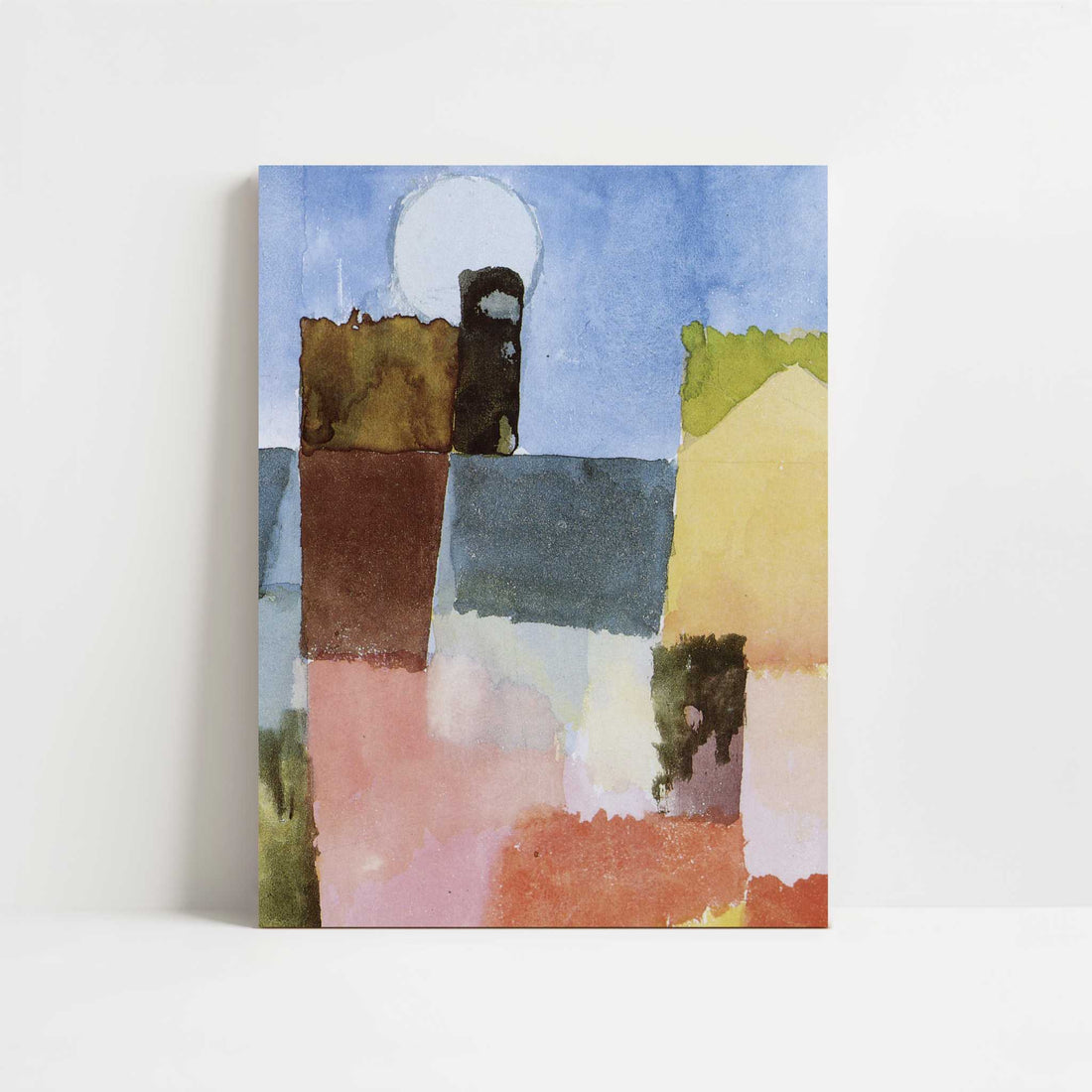 Moonrise at St. Germain (1915) by Paul Klee – Art Print - Unframed art print
