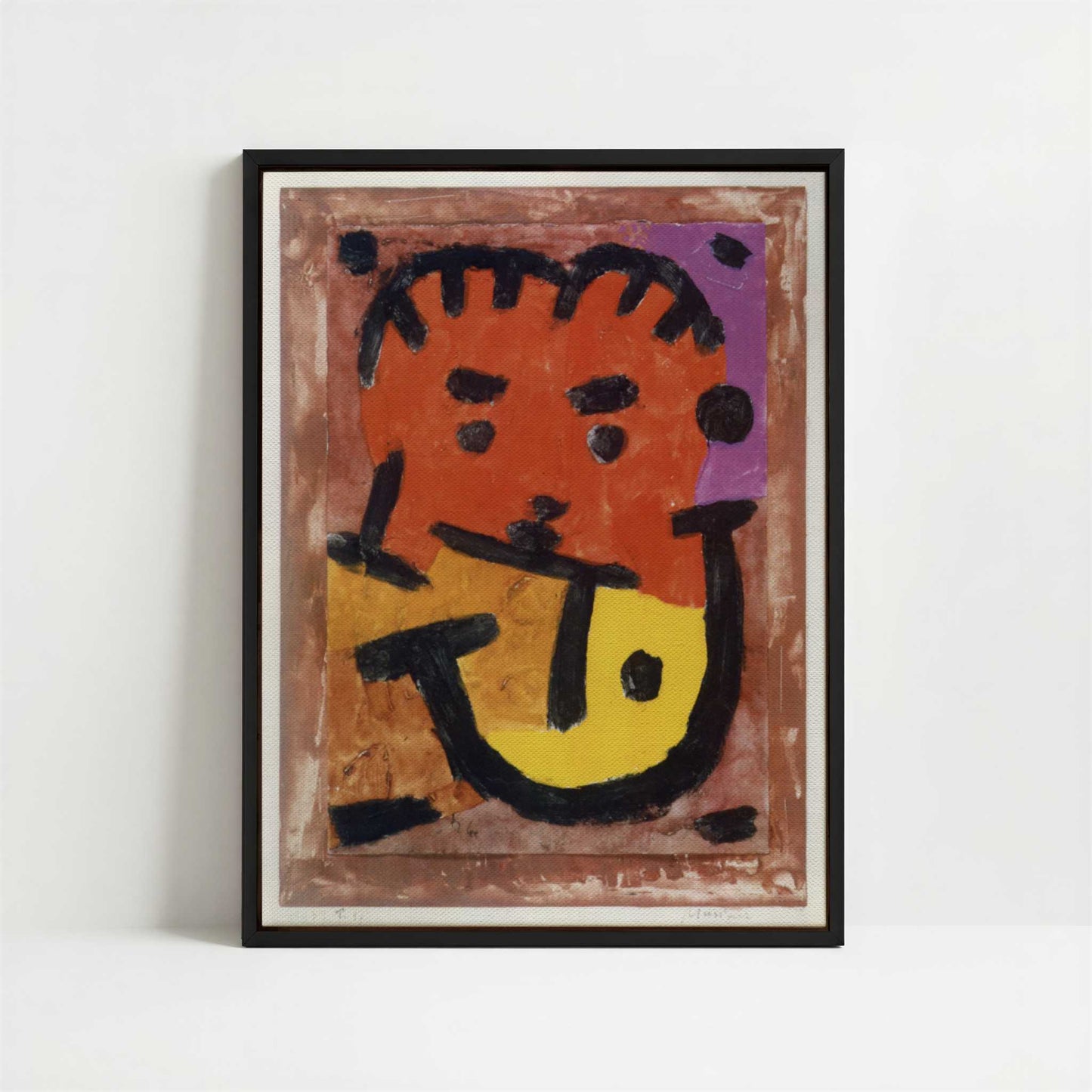 Framed Canvas - Framed canvas in black frame