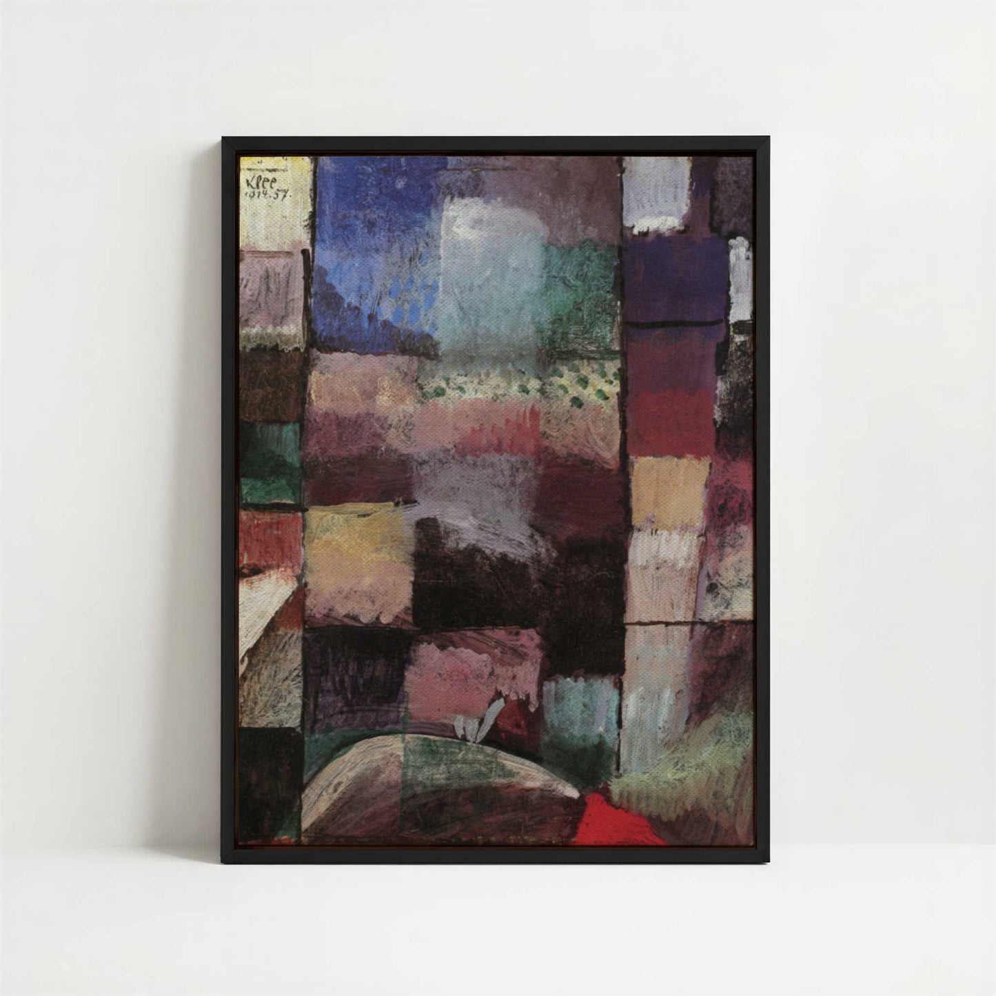 Framed Canvas - Framed canvas in black frame