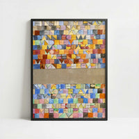 Once Emerged from the Grey of Night (1918) by Paul Klee – Art Print - Art print in black frame
