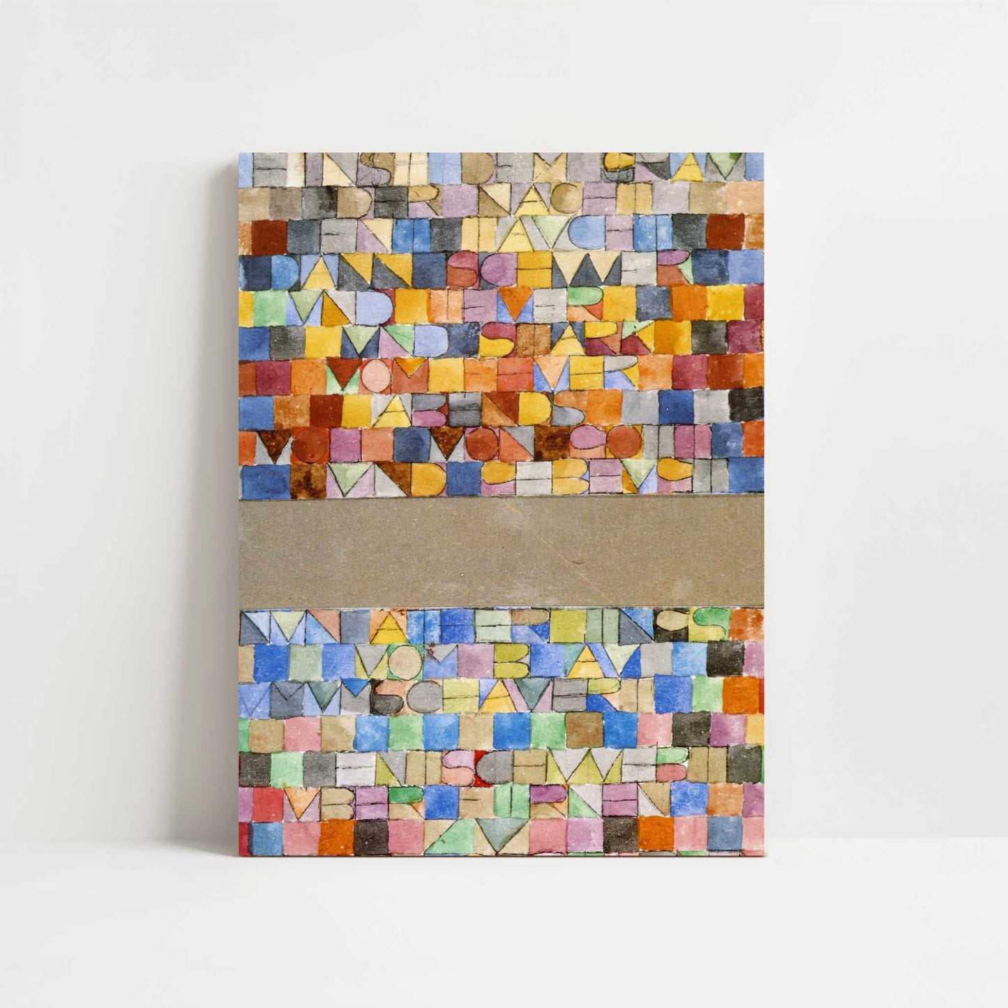 Once Emerged from the Grey of Night (1918) by Paul Klee – Art Print - Unframed art print