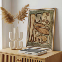 Framed Canvas - Framed canvas in a stylish interior setting