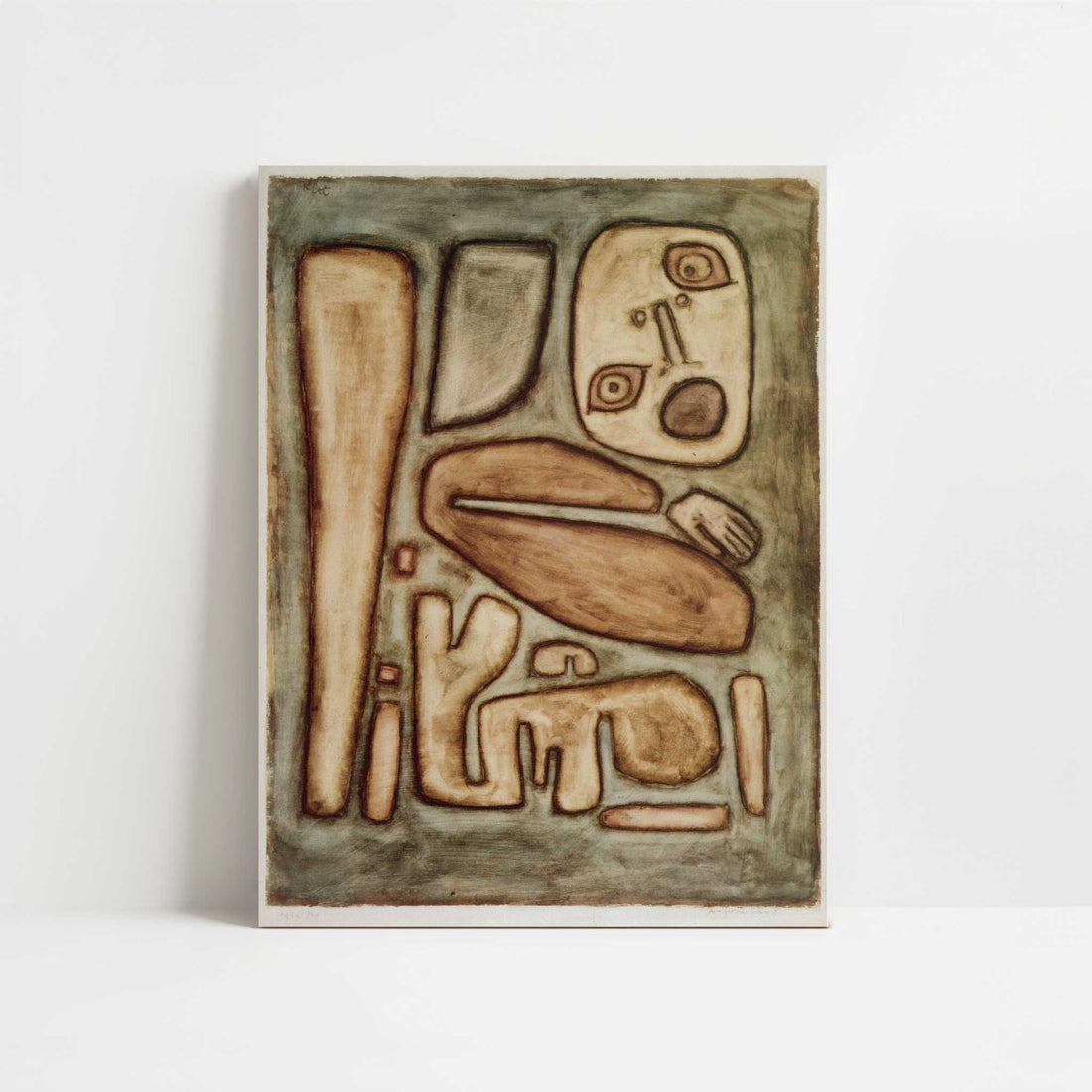 Outburst of Fear (1939) by Paul Klee – Art Print - Unframed art print