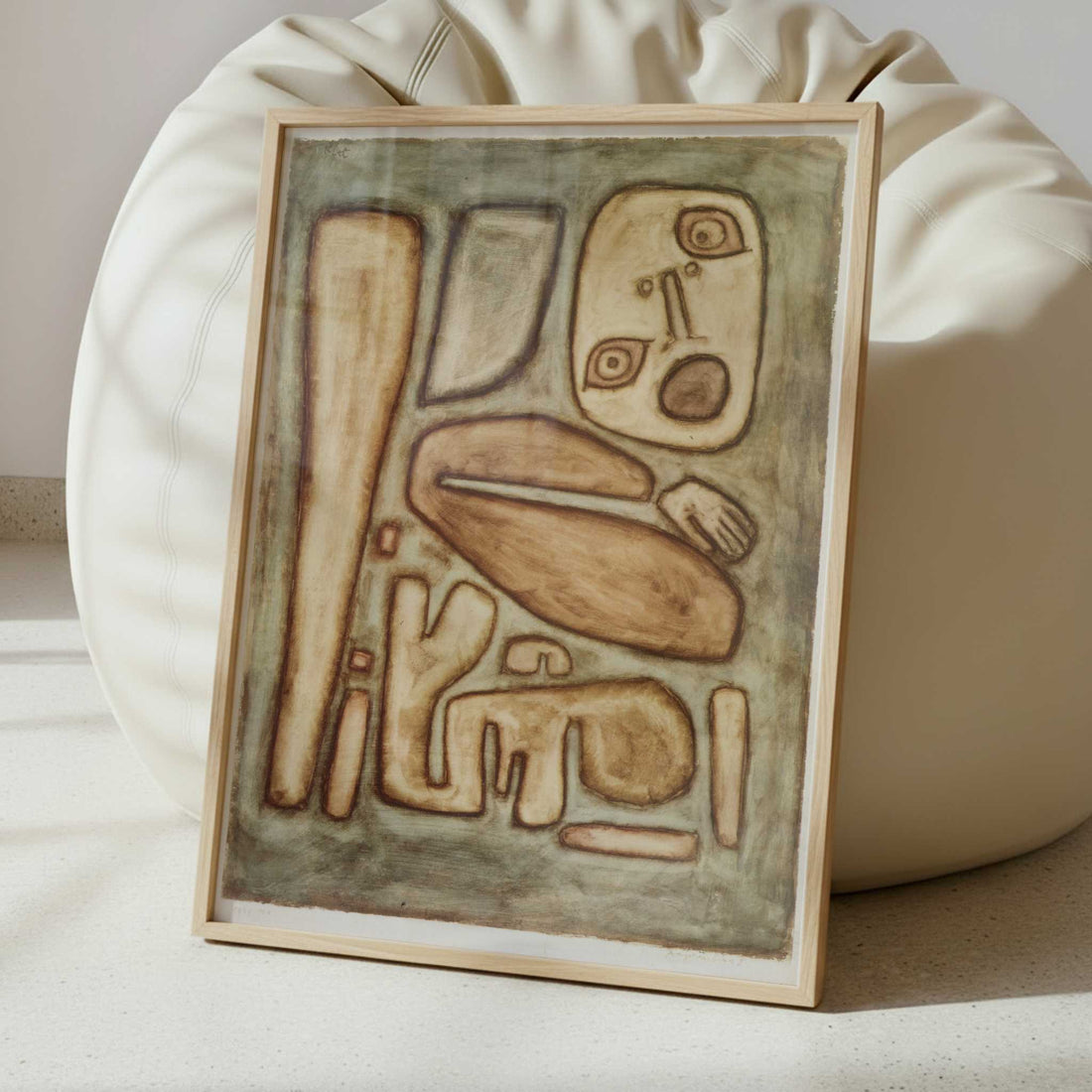 Outburst of Fear (1939) by Paul Klee – Art Print - Interior inspiration
