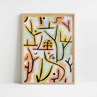 Park near Lucerne (1938) by Paul Klee – Art Print - Art print in oak frame