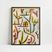 Park near Lucerne (1938) by Paul Klee – Art Print - Art print in black frame