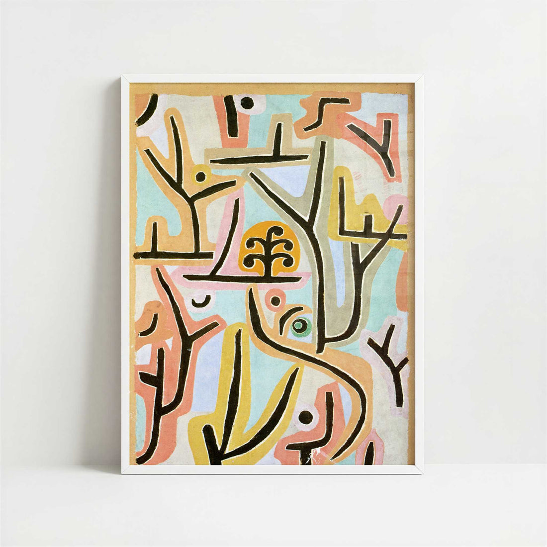 Park near Lucerne (1938) by Paul Klee – Art Print - Art print in white frame