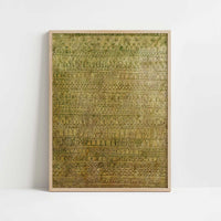 Pastorale (1927) by Paul Klee – Art Print - Art print in oak frame