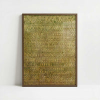 Pastorale (1927) by Paul Klee – Art Print - Art print in dark wood frame
