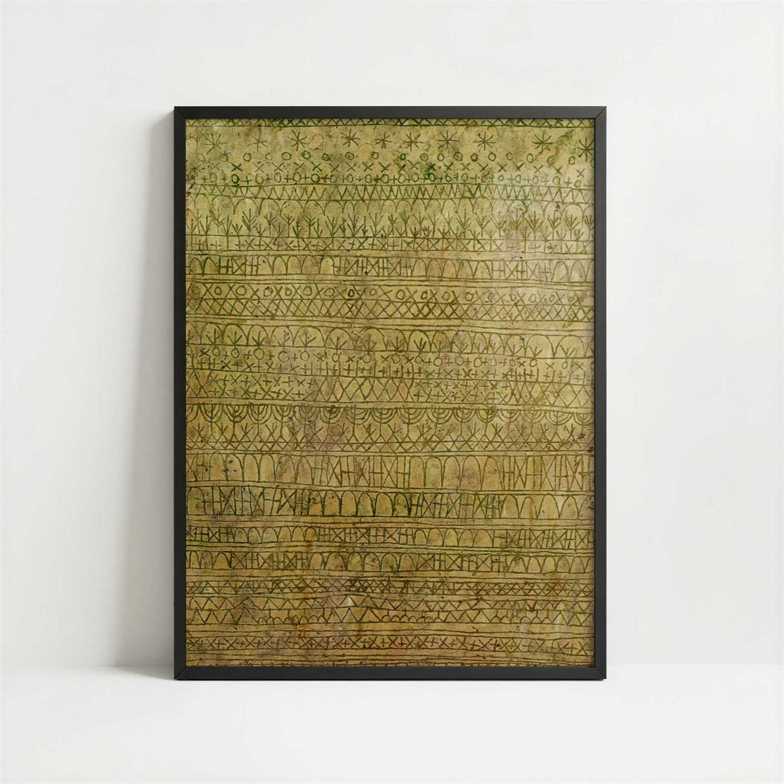 Pastorale (1927) by Paul Klee – Art Print - Art print in black frame